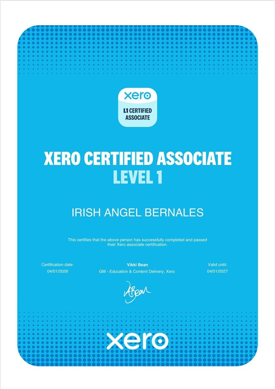 Xero Certified Associate — Level 1