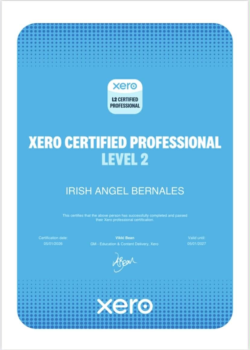 Xero Certified Professional — Level 2